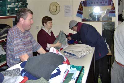 the Clothing store