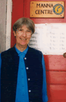 Nannette at the Manna Centre